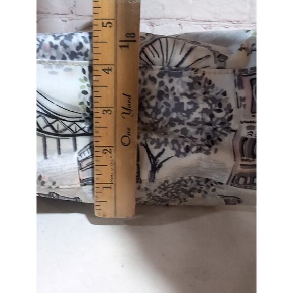 Cath Kidston London Landmark PVC Cotton Backpack Tote Bag Big Ben Print Travel - Picture 16 of 16